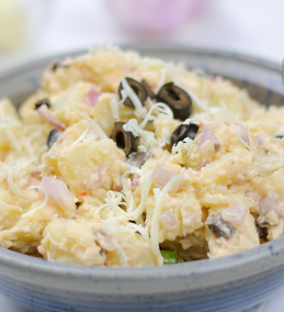 Cheesy Potato Salad Recipe